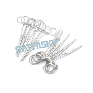 Ensemble de 37 pièces d'instruments de laboratoire en acier inoxydable pour étudiants en anatomie et biologie, comprenant des ciseaux, des pinces, des hémostatiques et des lames, pour usage vétérinaire et botanique - Product Image 4