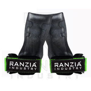 Empuñaduras de mano de gimnasia con logotipo personalizado con correa de material de nailon para barras Kettlebells empuñaduras de goma para levantamiento de pesas - Product Image 2