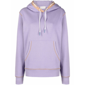 เสื้อฮู้ดเอวลอยผ้าฝ้ายสีขาวสำหรับผู้หญิงเสื้อครอปแบบแฟชั่นกันลมอย่างยั่งยืนเสื้อฮู้ดสำหรับเด็กผู้หญิง - Product Image 5