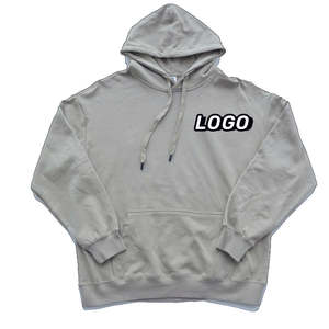 Sudaderas con capucha de otoño bordadas con estampado personalizado Premium, sudaderas de gran tamaño Unisex de algodón pesado, ropa cálida y cómoda - Product Image 1