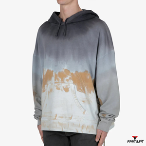 Collection 2026 – Sweat à capuche homme coupe classique avec logo personnalisé, broderie 3D, effet délavé acide, idéal pour l'hiver – Meilleure vente – Fabriqué au Pakistan - Product Image 3