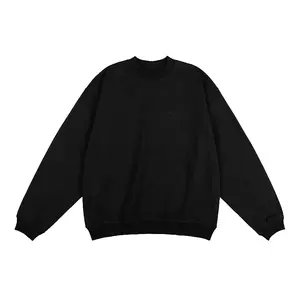 Sudadera de algodón con media cremallera y manga larga vintage estampada personalizada para hombre, sudaderas con capucha lisas bordadas de fabricante de otoño digital - Product Image 2