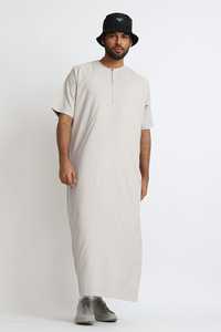 เสื้อคลุมผู้ชายแบบดั้งเดิมคุณภาพสูงพร้อมฮู้ด ทันสมัย สวมใส่สบาย ระบายอากาศได้ดี สไตล์ตะวันออกกลาง - Product Image 6