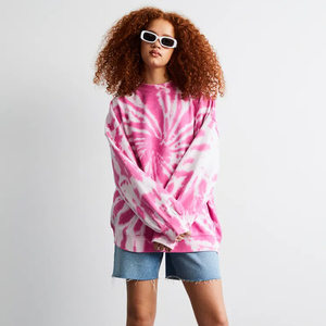 Sudaderas de algodón de lana de alta calidad, sudaderas sublimadas de manga larga para mujer, sudaderas deportivas de cuello redondo - Product Image 4