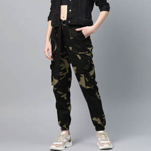 2025 pantalones Cargo de calle informales más populares Pantalones de mujer Cargo de camuflaje de moda - Product Image 4