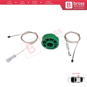 ชุดซ่อมมอเตอร์กระจกไฟฟ้า BWR5210 สำหรับประตูหลังขวา รุ่น A4 S4 RS4 B5 8D 8D2 8D5 ปี 1994-2002 แบบ 4/5 ประตู รหัส 8D0839462 - Product Image 4