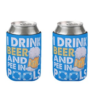 Wholesale Neoprene Can Cooler Sleeve Sublimation Can Stubby Cooler Bag 12oz 330ml Sublimation Blank Can Holder - Product Image 1