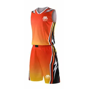 Competitive price Private label Personalized logo Cut and sew Factory price by manufacturer basketball uniform