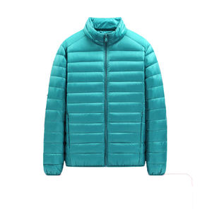 Blouson d'hiver matelassé brillant pour homme, nouveau design, avec logo personnalisé, rembourrage chaud, vente en gros, style bomber en jean 2026 - Product Image 1