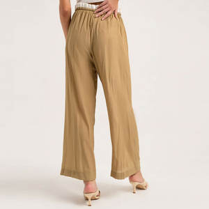 Vente chaude de pantalons en coton et polyester de qualité supérieure pour femmes avec une taille moyenne pour l'hiver - Product Image 3