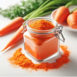 Polvo de Zanahoria Liofilizado Orgánico de Grado Alimenticio Premium a Granel, de Alta Calidad, Natural, para Uso Culinario, Procesamiento de Alimentos y Suministro de Exportación - Product Image 1