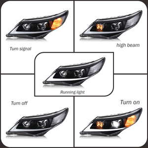 Feux de brouillard gauche et droit, feux de jour à LED, phare avant à LED, ensemble de phares, feu de <span class=keywords><strong>coin</strong></span> large pour Toyota Camry 2010-2011 - Product Image 3