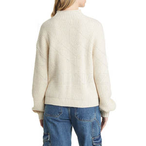 Jersey de algodón de talla grande para mujer, suéteres recién llegados, ropa de moda para mujer, suéter transpirable suave a precio de venta - Product Image 3