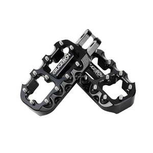 JFG RACING Repose-pieds renforcés noirs pour moto Razor MX650, pièces de rechange en aluminium CNC pour accessoires moto - Product Image 4