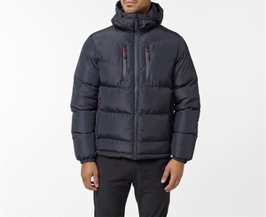 Veste d'hiver matelassée en softshell respirante et coupe-vent avec fermeture éclair pour homme, personnalisable avec logo, grandes tailles, impression sur mesure - Product Image 1