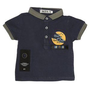 Camiseta Polo de Manga Corta para Niños - Azul - Product Image 1