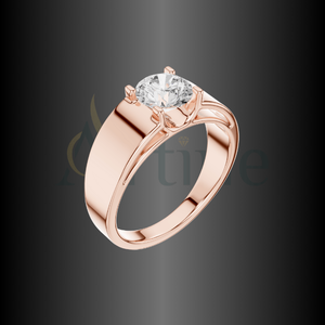 Glisten Cart 10K Minimalist Open <b>Ring</b> <b>Adjustable</b> Modern Design - Product Image 1