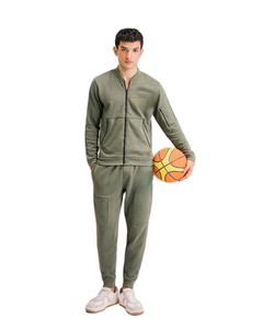 Survêtements Tech en polaire pour hommes, coupe ajustée, pantalon de survêtement d'hiver avec bas de course, logo personnalisé imprimé - Product Image 1