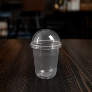 Vasos Desechables Transparentes de Plástico PP Ecológico de Pared Simple con Tapas de 95 mm de Diámetro para Café Frío y Bebidas al por Mayor - Product Image 1