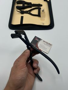 Premium Microlink Tool Kit Black Matte Tape en Extensiones de cabello Alicates Extensión personalizada Hair Pulling Loop Tijeras para cortar el cabello - Product Image 4