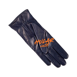 Gants en cuir de mouton véritable HULAR INTL pour femme, chauds pour l'hiver, écologiques, longueur poignet, souples pour l'extérieur avec détection d'aiguille - Product Image 2