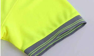 Camisa reflectante con logotipo personalizado para hombre, camisa reflectante de seguridad de alta visibilidad, ropa de trabajo de alta visibilidad, Media manga, Polo personalizado 2025 para hombre - Product Image 5