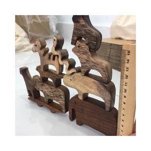 Jouet animal artisanal en bois écologique pour enfants vente chaude - Product Image 2