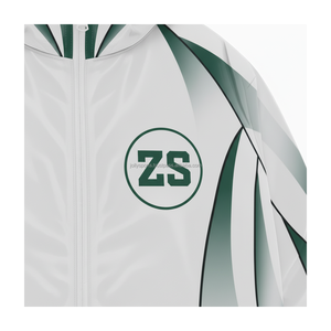 Premium épais hiver polaire 380 GSM coupe-vent ensemble tissu doux élégant dégradé panneau logo personnalisé broderie impression grande taille - Product Image 6