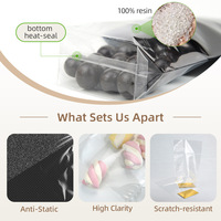 Sac en papier kraft transparent avec fenêtre, résistant aux perforations et adapté aux aliments, idéal pour la présentation de confiseries élégantes et d'articles de spécialité