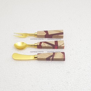 Design fantaisie couverts en acier inoxydable ensemble de couverts poignée en résine maison et ustensiles de cuisine utiliser nouveau design ensemble de cuisine au meilleur prix - Product Image 2