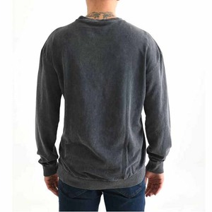 Sudaderas de Invierno para Hombre, Estilo Vintage, Lavado Ácido Decolorado al Sol, 100% Felpa, Cuello Redondo, Corte Regular, Ropa Urbana, Impresión DTG Personalizada, Bordadas - Product Image 3