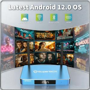 Nueva Super Box S7 Max Última Versión 2026 |   Desplazamiento de Tiempo de 7 Días |   Control Parental de Tiempo |   Smart Box de 4GB+32GB |   TV Box Android 6K - Product Image 1