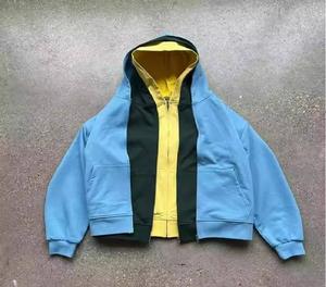 เสื้อฮู้ดซิปผู้ชายแบบกำหนดเองของ OEM ผ้าฟลีซ มีกระเป๋า ระบายอากาศได้ดีและแห้งเร็ว สไตล์ลำลองสำหรับฤดูหนาว - Product Image 1