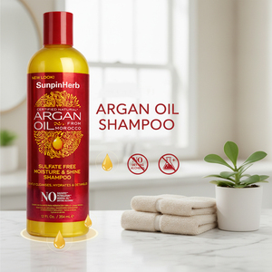 Champú Creme of Nature con Aceite de Argán Sin Sulfatos para Hidratación y Brillo para Cabello Natural Rizado y Seco, Limpieza Suave - Product Image 5