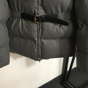 Women's Stand Collar Puffer <b>Jacket</b> for Fall and Winter Printed Technics Breathable Regular Down <b>with</b> Nylon <b>Lining</b> - Product Image 3