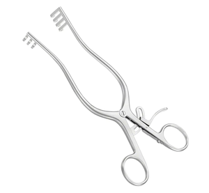 Rétracteur Adson chirurgical orthopédique WEITLANER 200 mm écarteur manuel sur mesure avec 7 78 3X4 broches finition Dall émoussée - Product Image 1