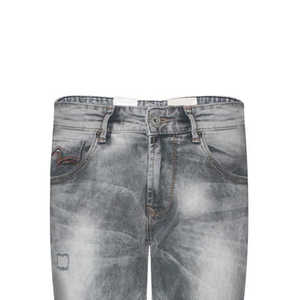 กางเกงยีนส์เดนิมผู้ชายแฟชั่นทันสมัยมาใหม่ ขายดี พร้อมโลโก้พิมพ์ลายแบบมืออาชีพ กางเกงยีนส์เดนิมขาดๆ - Product Image 3