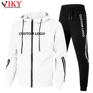 Viky Industries-chándales de poliéster con cremallera para hombre, ropa colorida para correr, chándales personalizados para correr - Product Image 3