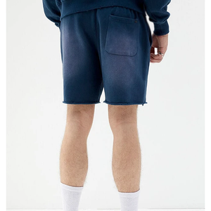 Pantalones cortos de sudor lavado con ácido de alta calidad Logotipo personalizado Pantalones cortos de sudor lavado con ácido - Product Image 6