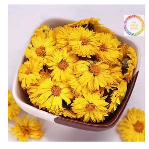 Thé de chrysanthème en soie dorée de qualité supérieure, bourgeons dorés séchés naturels, thé aux herbes premium, paquet en vrac pour les boissons bien-être - Product Image 2