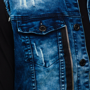 เสื้อกั๊กขนเป็ดมีฮู้ดสำหรับผู้ชายเสื้อกั๊กขนเป็ดมีซิปสำหรับฤดูใบไม้ร่วงและฤดูหนาว - Product Image 5