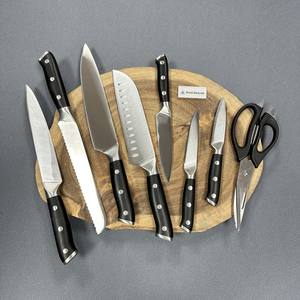 JF39R Hoja <span class=keywords><strong>de</strong></span> acero inoxidable Instock 14PCS Juego <span class=keywords><strong>de</strong></span> <span class=keywords><strong>cuchillos</strong></span> <span class=keywords><strong>de</strong></span> cocina con bloque <span class=keywords><strong>de</strong></span> <span class=keywords><strong>cuchillos</strong></span> <span class=keywords><strong>de</strong></span> madera Juego <span class=keywords><strong>De</strong></span> <span class=keywords><strong>Cuchillos</strong></span> Mango <span class=keywords><strong>de</strong></span> ABS Juego <span class=keywords><strong>de</strong></span> <span class=keywords><strong>cuchillos</strong></span> <span class=keywords><strong>de</strong></span> cocina - Product Image 6