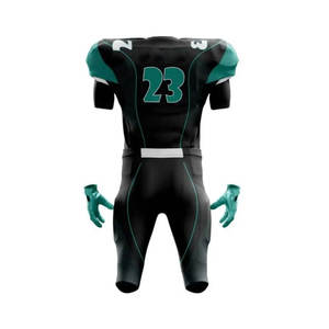 ชุดเครื่องแบบเสื้อเจอร์ซีย์กางเกงขาสั้นและเสื้อฟุตบอลอเมริกันทูโทนดีไซน์ใหม่ - Product Image 6