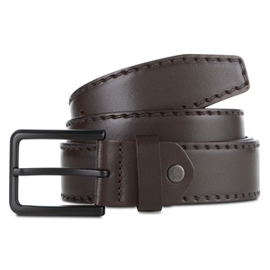 Ceinture décontractée en cuir de buffle écologique de qualité supérieure pour homme, largeur 3,5 cm, boucle carrée en alliage, vente en gros par Akyol Factory - Product Image 4