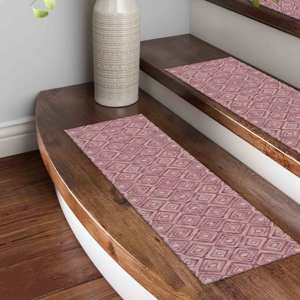 Tapis imprimé à motifs géométriques, tapis ethnique, tapis d'escalier moderne lavable en machine - Product Image 4