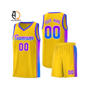 Ensemble de maillots de basket-ball personnalisés Nouvelle taille de maille respirante Uniforme de sublimation dernier cri - Product Image 3