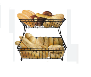 Fantastic Design Usage Metal Iron Wire Round Storage <b>Bread</b> <b>Basket</b> for Restaurant Kitchen Accessories Gift <b>Basket</b> - Product Image 1