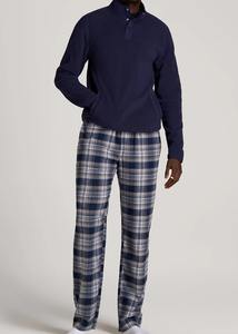 Directo de fábrica, ropa de dormir para hombre, pantalones de franela, 100% algodón, transpirable, acogedor, tela cepillada, ajuste relajado, diseño Sexy - Product Image 5