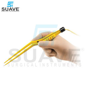 Pinces bipolaires en gros, instrument neurochirurgical en acier inoxydable, manuel, réutilisable, haute qualité, certifié CE, SUAVE SURGICAL - Product Image 6