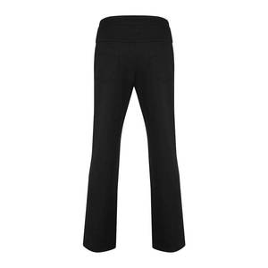 Pantalon large en velours côtelé taille haute décontracté avec taille élastique pour l'été - Product Image 3